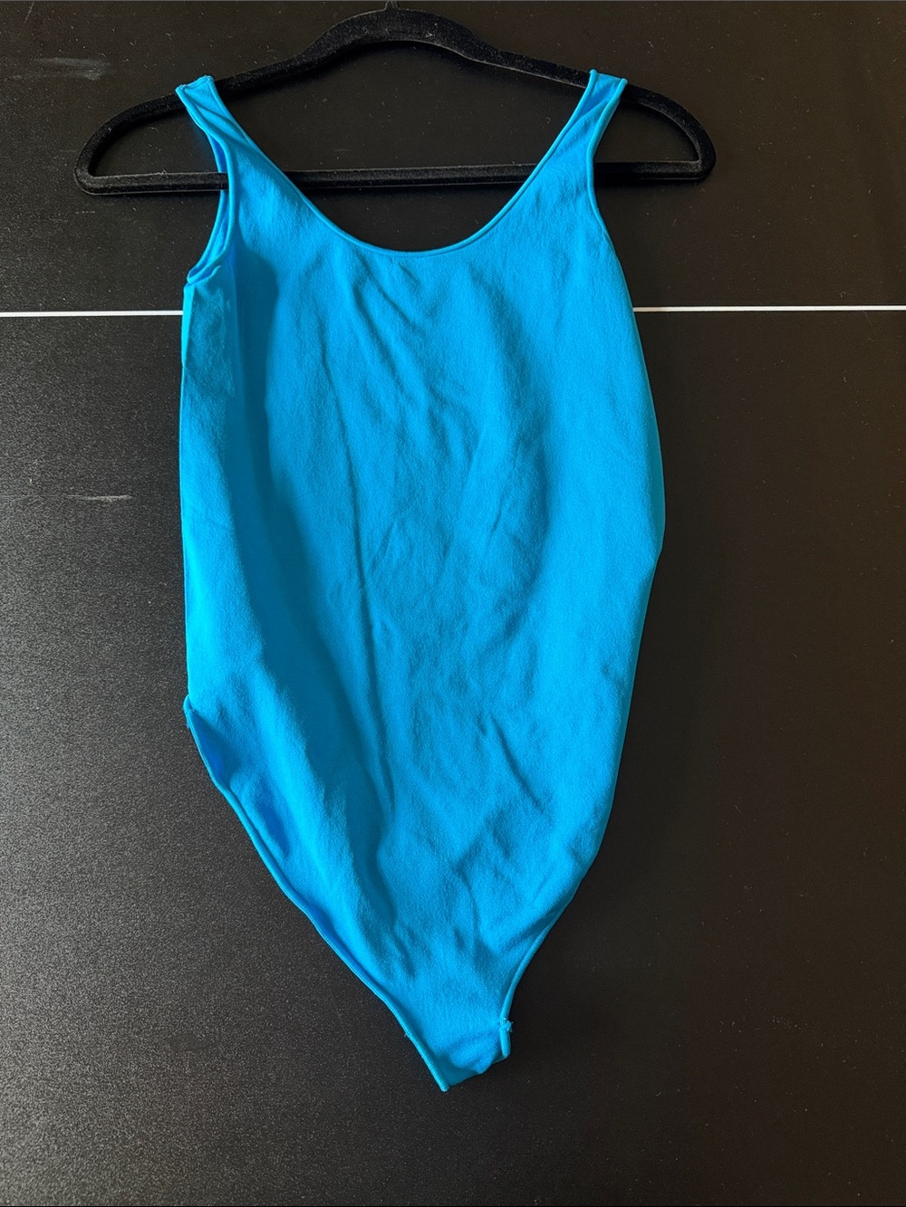 SKIMS Blue One-Piece Body Suit